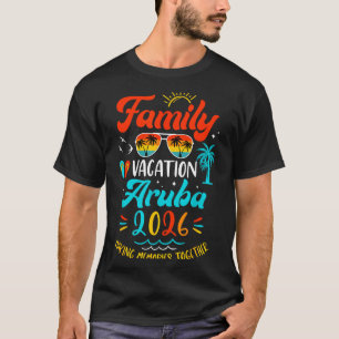 T-shirt Vacances en famille 2026 Aruba Correspondance Vaca