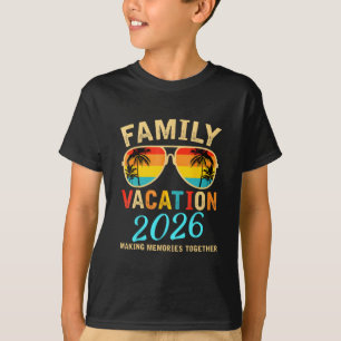 T-shirt Vacances en famille 2026 Été à la plage correspond