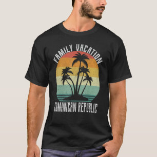 T-shirt Vacances en famille 22 Matching Beach Summer Domin