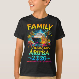 T-shirt Vacances en famille à Aruba 2026 Groupe d'été asso
