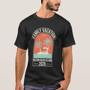T-shirt Vacances en famille à Hilton Head Island 2025 Palm