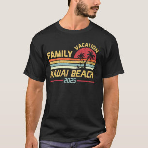 T-shirt Vacances en famille à Kauai Beach Hawaii 2025 S as