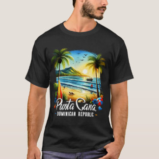 T-shirt Vacances en famille à la plage de Punta Cana en Ré