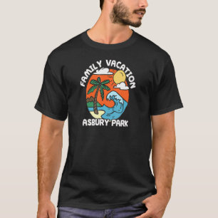 T-shirt Vacances en famille Asbury Park Beach New Jersey B