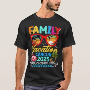 T-shirt Vacances en famille Cancun 2025 Summer Matching Gr