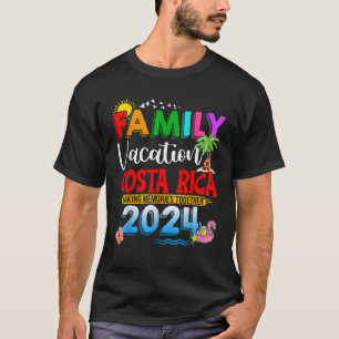 T-shirt Vacances en famille Costa Rica 2024 Faire des souv