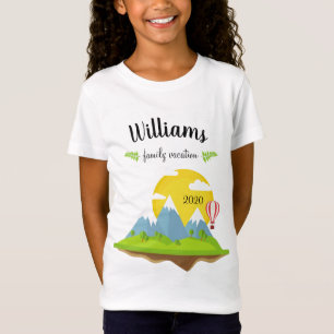 T-Shirt Vacances en famille de montagne Correspondance Sou