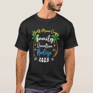 T-shirt Vacances en famille demi-lune Caye Belize Summer M