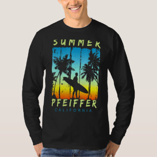 T-shirt Vacances en famille Été Californie Plage Pfeiffer