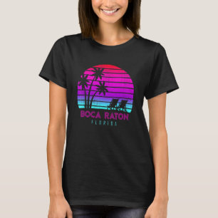 T-shirt Vacances en famille Floride Boca Raton Sunset Beac