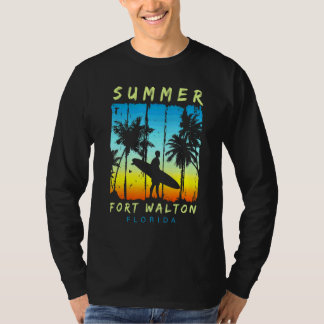T-shirt Vacances en famille Floride Fort Walton Sunset Bea
