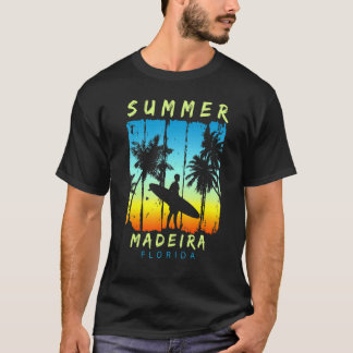 T-shirt Vacances en famille Floride Madeira Sunset Beach