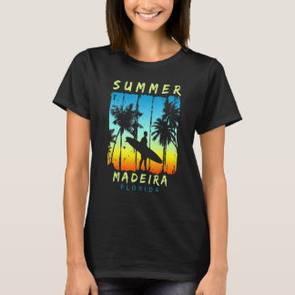 T-shirt Vacances en famille Floride Madeira Sunset Beach