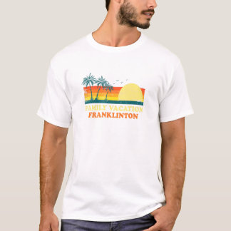 T-shirt Vacances en famille Franklinton American Louisiana