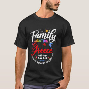 T-shirt Vacances en famille Grèce 2025 Correspondre Europe
