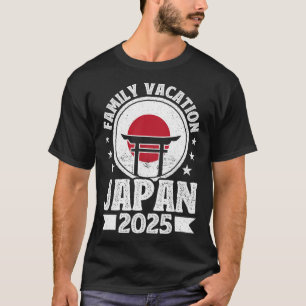T-shirt Vacances en famille Japon 2025 Plage Vacances d'ét