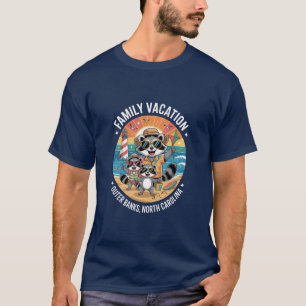 T-shirt Vacances en famille Outer Banks Caroline du Nord T