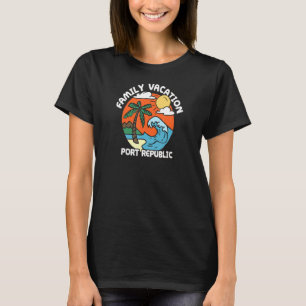 T-shirt Vacances en famille Port Republic Beach New Jersey