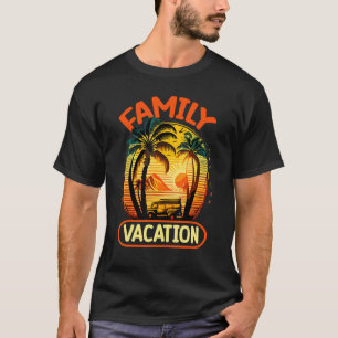 T-shirt Vacances en famille Printemps été plage Match trop