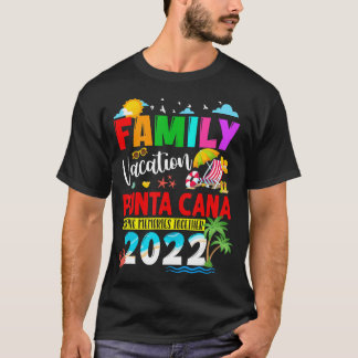 T-shirt Vacances en famille Punta Cana Faire des souvenirs