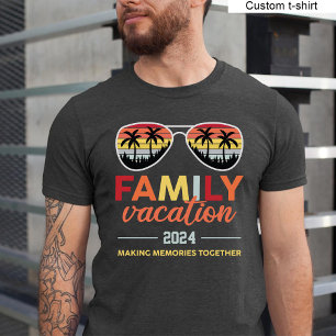 T-shirt Vacances en famille Rassembler les souvenirs