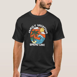 T-shirt Vacances en famille Spring Lake Beach New Jersey B