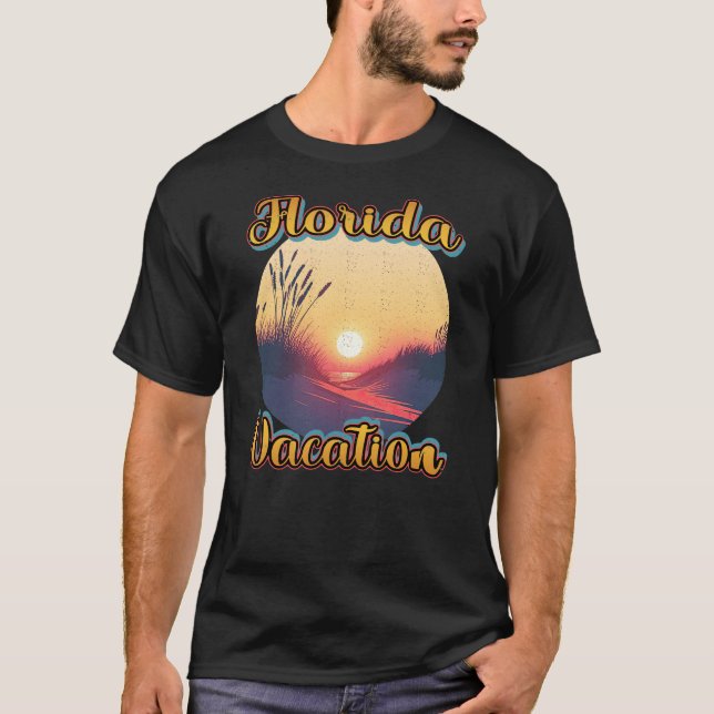 T-shirt Vacances en Floride (Devant)