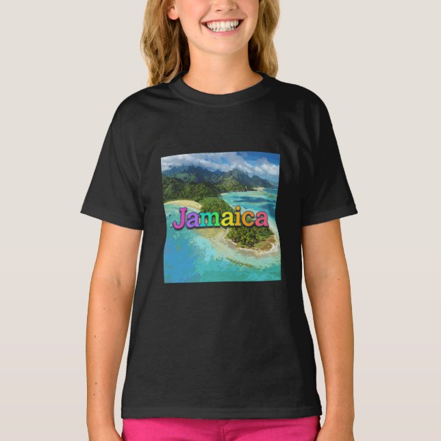 T-shirt Vacances en Jamaïque  (Devant)