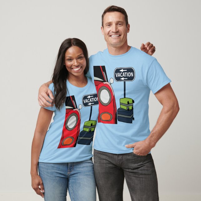 T-shirt Vacances en road trip (Unisexe)