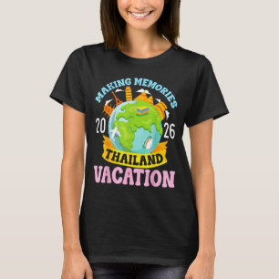 T-shirt Vacances en Thaïlande 2026 Voyage Créer des Souven