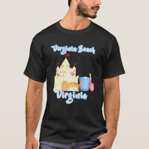 T-shirt Vacances estivales de Virginia Beach en état de dé