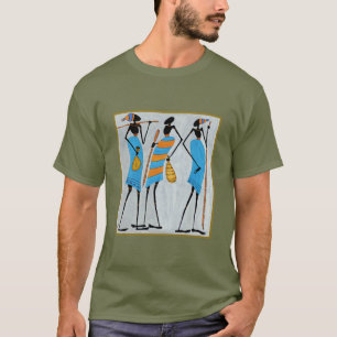 T-shirt Vacances et été, Guerriers Masaï