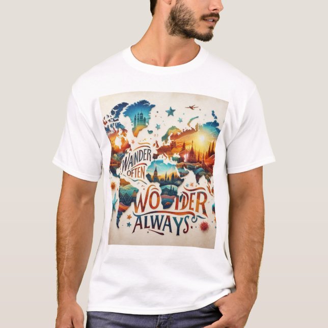 T-shirt vacances et voyage (Devant)