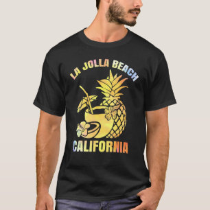 T-shirt Vacances été Retro Sunset California La Jolla B