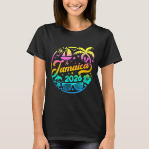 T-shirt Vacances familiales à la plage en Jamaïque 2026 Gr
