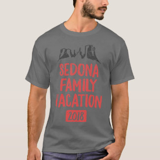 T-shirt Vacances familiales à Sedona 2018 Randonnée aux ro