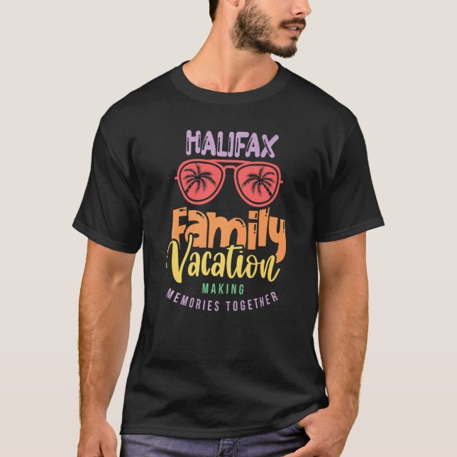 T-shirt Vacances familiales de Halifax Canada (Devant)