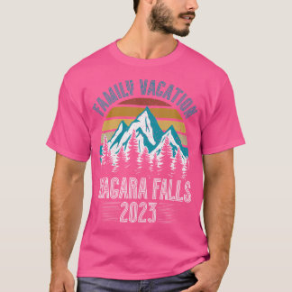 T-shirt Vacances familiales Niagara Falls 2023 Vacances fa