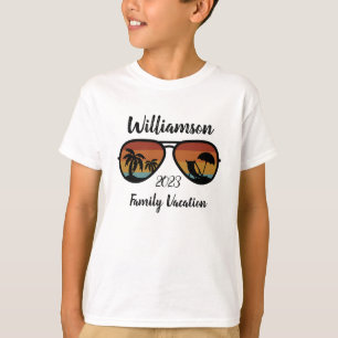 T-shirt vacances familiales personnalisées
