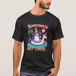 T-shirt Vacances Halloween Groupe Fête Funny Summerween Wi