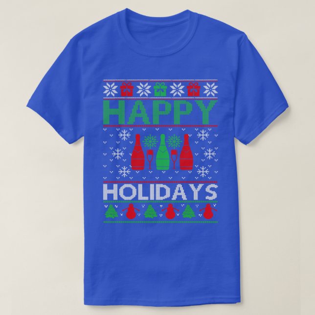 T-shirt vacances heureuses 1 (Design devant)