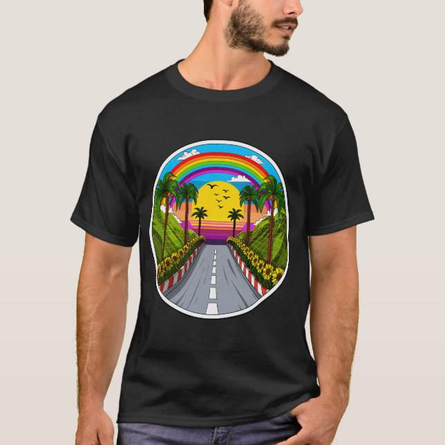 T-shirt Vacances Hippie (Devant)