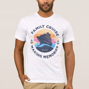 T-shirt Vacances nautiques pour créer des souvenirs en fam