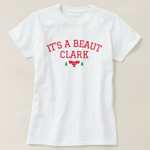 T-shirt Vacances Noël C'est une Beaut Clark