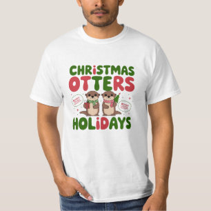 T-shirt Vacances Noël Otters