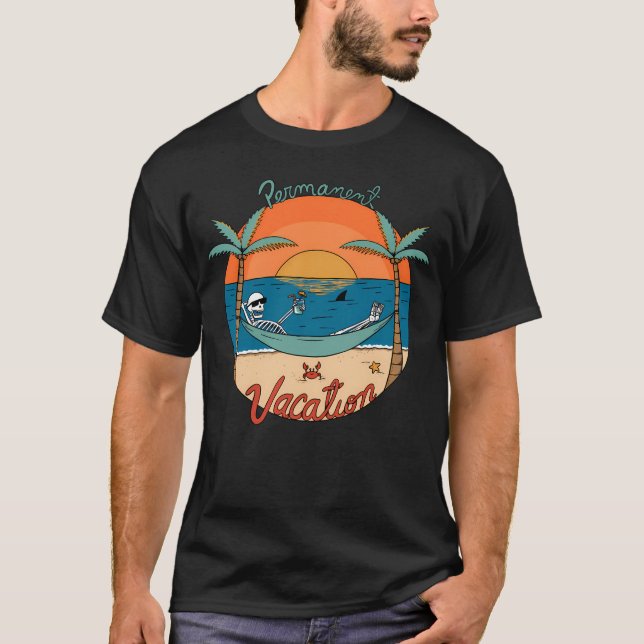 T-shirt Vacances permanentes (Devant)