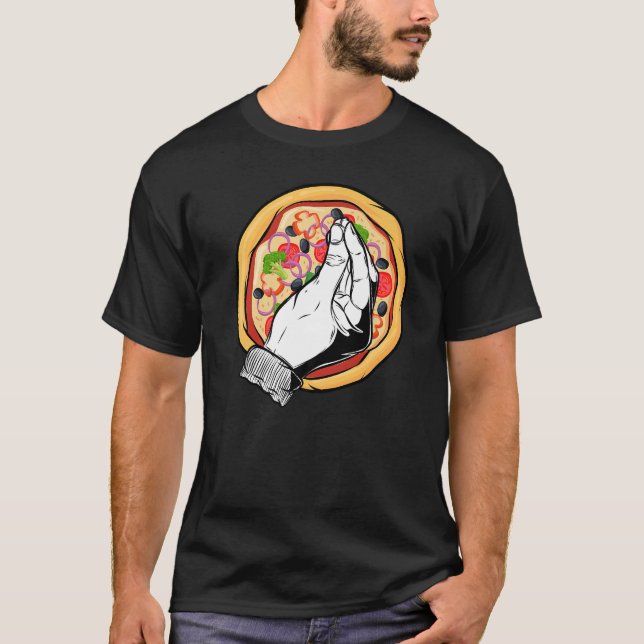 T-shirt Vacances pizza italienne (Devant)