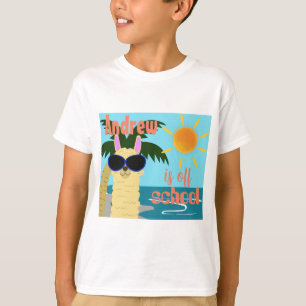 T-shirt Vacances plage tenue pour enfants