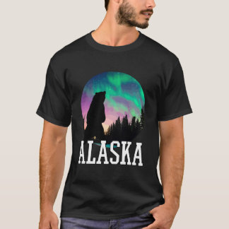 T-shirt Vacances pour observer les aurores boréales en Ala