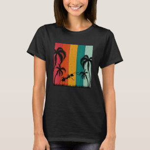 T-shirt Vacances Rétro Été Thème Ant Été
